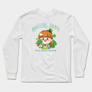 Irish girl inside, full trouble outside Long Sleeve T-Shirt